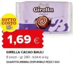 Tigre Girella cacao BAULI offerta