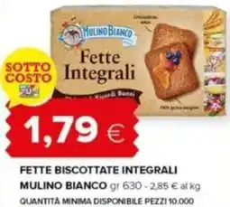 Tigre Fette biscottate integrali MULINO BIANCO offerta