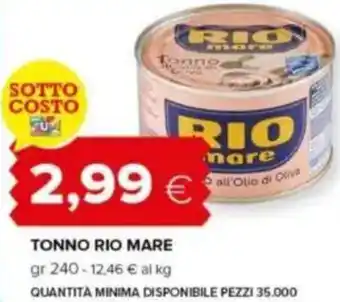 Tigre Tonno rio mare offerta