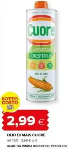 Tigre Olio di mais cuore offerta