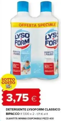 Tigre Detergente lysoform classico bipacco offerta