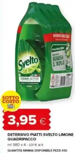 Tigre Detersivo piatti svelto limone quadripacco offerta