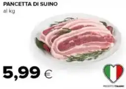 Tigre Pancetta di suino offerta
