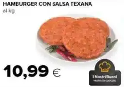 Tigre Hamburger con salsa texana offerta