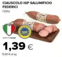 Tigre Ciauscolo igp salumificio federici offerta