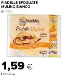 Tigre Piadelle sfogliate mulino bianco offerta