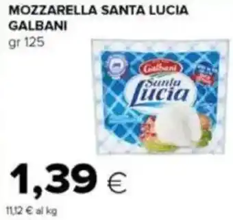 Tigre Mozzarella santa lucia galbani offerta
