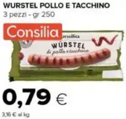 Tigre Consilia wurstel pollo e tacchino offerta