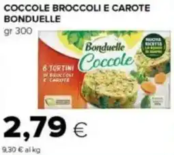 Tigre Coccole broccoli e carote BONDUELLE offerta