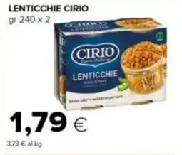 Tigre Lenticchie CIRIO offerta