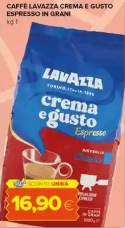 Tigre Caffè lavazza crema e gusto espresso in grani offerta