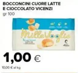 Tigre Bocconcini cuore latte e cioccolato vicenzi offerta