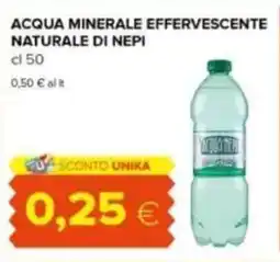 Tigre Acqua minerale effervescente naturale di nepi offerta