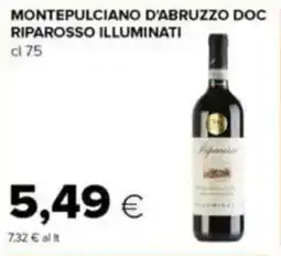 Tigre Montepulciano d'abruzzo doc riparosso illuminati offerta