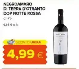 Tigre Negroamaro di terra d'otranto dop notte rossa offerta