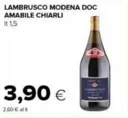 Tigre Lambrusco modena doc amabile chiarli offerta