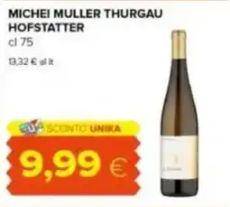 Tigre Michei muller thurgau hofstatter offerta