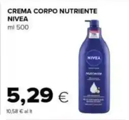 Tigre Crema corpo nutriente NIVEA offerta