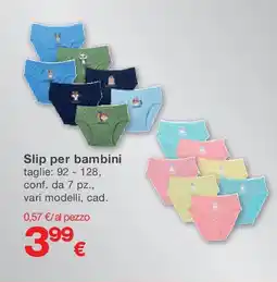 KiK Slip per bambini offerta