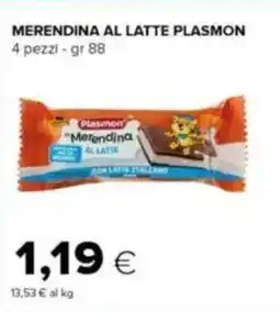 Tigre Merendina al latte PLASMON offerta