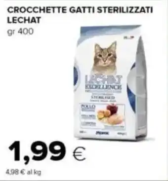 Tigre Crocchette gatti sterilizzati LECHAT offerta