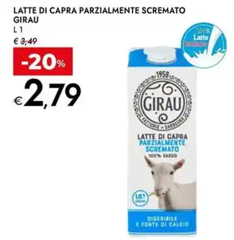 Bennet Latte di capra parzialmente scremato GIRAU offerta