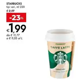 Bennet Starbucks offerta