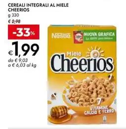 Bennet Cereali integrali al miele cheerios offerta