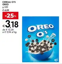 Bennet Cereali o's OREO offerta