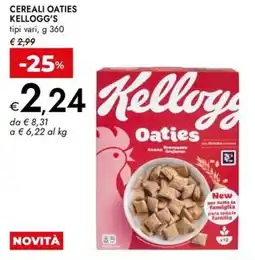 Bennet Cereali oaties KELLOGG'S offerta