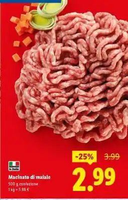 Lidl Macinato di maiale offerta