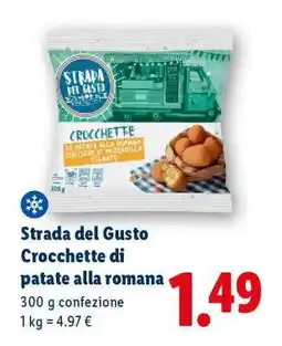 Lidl Strada del Gusto Crocchette di patate alla romana offerta