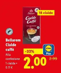 Lidl Bellarom Cialde caffè offerta
