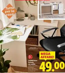 Lidl LIVARNO home Scrivania con scaffale offerta