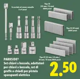 Lidl PARKSIDE Set chiavi a bussola offerta
