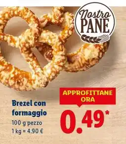 Lidl Brezel con formaggio offerta