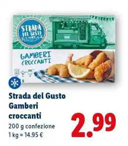 Lidl Strada del Gusto Gamberi croccanti offerta