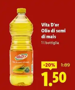 Lidl Vita D'or Olio di semi di mais offerta