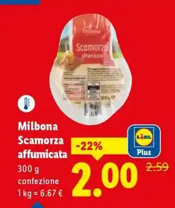 Lidl Milbona Scamorza affumicata offerta