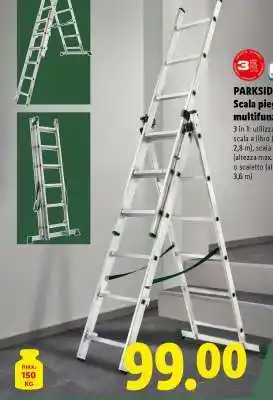 Lidl PARKSIDE Scala pieghevole multifunzione offerta