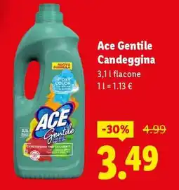 Lidl Ace Gentile Candeggina offerta