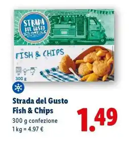 Lidl Strada del Gusto Fish & Chips offerta