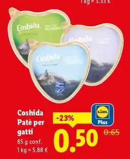 Lidl Coshida Patè per gatti offerta