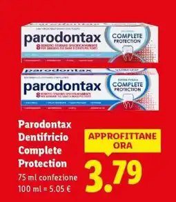 Lidl Parodontax Dentifricio Complete Protection offerta