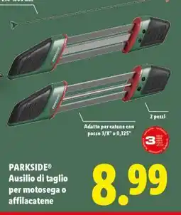 Lidl PARKSIDE Ausilio di taglio per motosega o affilacatene offerta