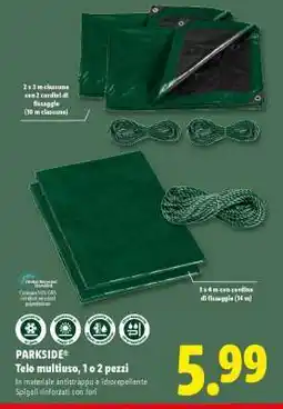 Lidl PARKSIDE Telo multiuso, 1 o 2 pezzi offerta
