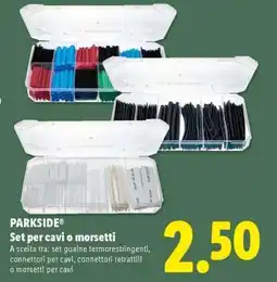 Lidl PARKSIDE Set per cavi o morsetti offerta