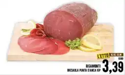 Iper Pellicano Rigamonti bresaola punta d'anca igp offerta