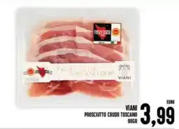 Iper Pellicano Viani prosciutto crudo toscano offerta