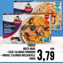 Iper Pellicano Findus misto mare -cozze calamari pomodoro - vongole calamari mazzancolle offerta